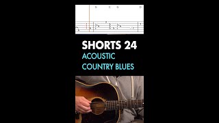 Miniatura del video "Acoustic country blues that you can play by yourself. #acousticguitar #guitartabs"