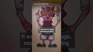 The story behind Painting with My Mouth by Jason Wilsher-Mills #shorts  #jasonwilshermills