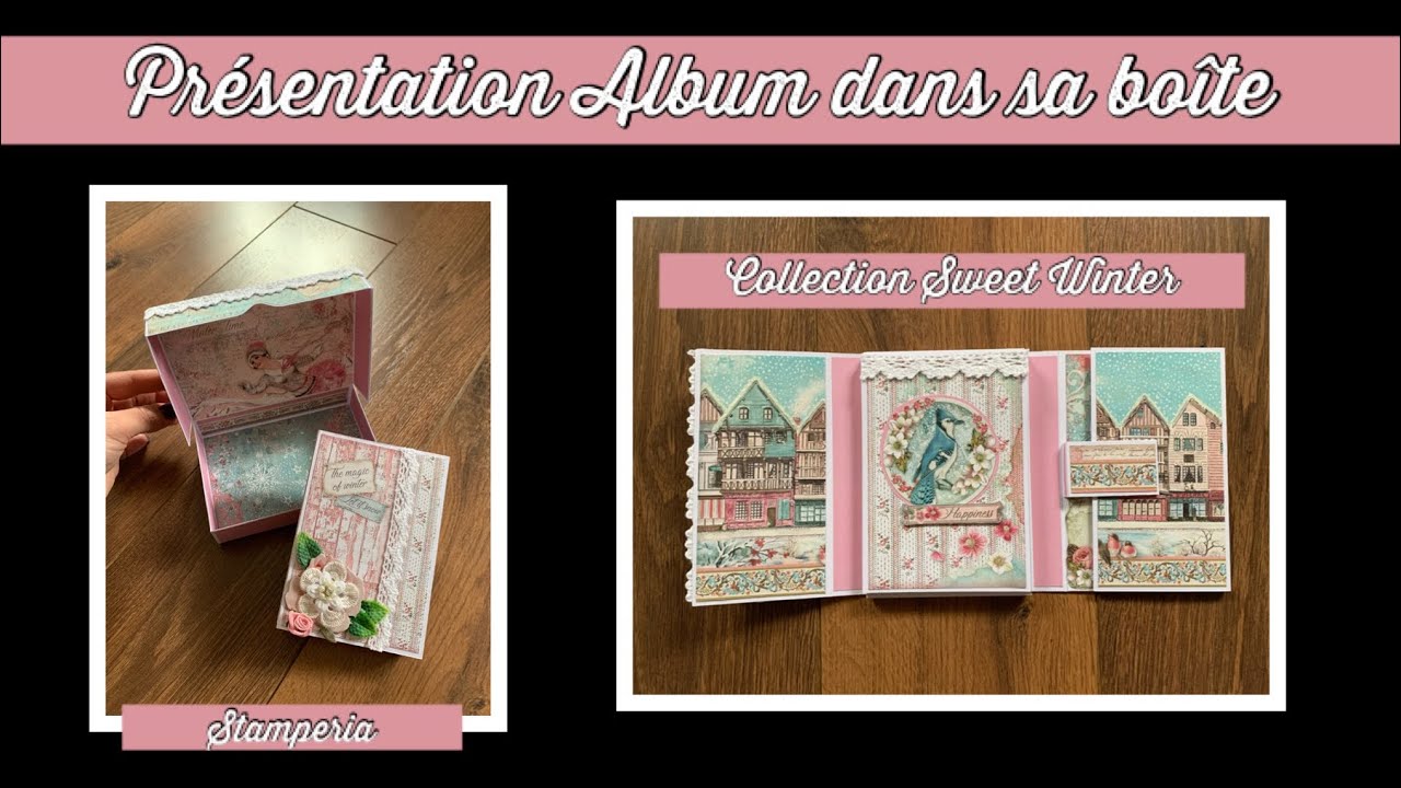 PRÉSENTATION album + boîte Sweet Winter" + carte Pop Up assortie 