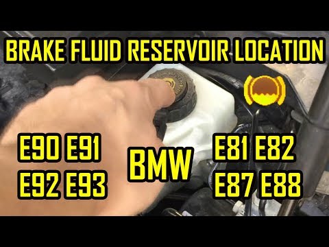 Video: Hvor er bremsevæskebeholderen på BMW e90?