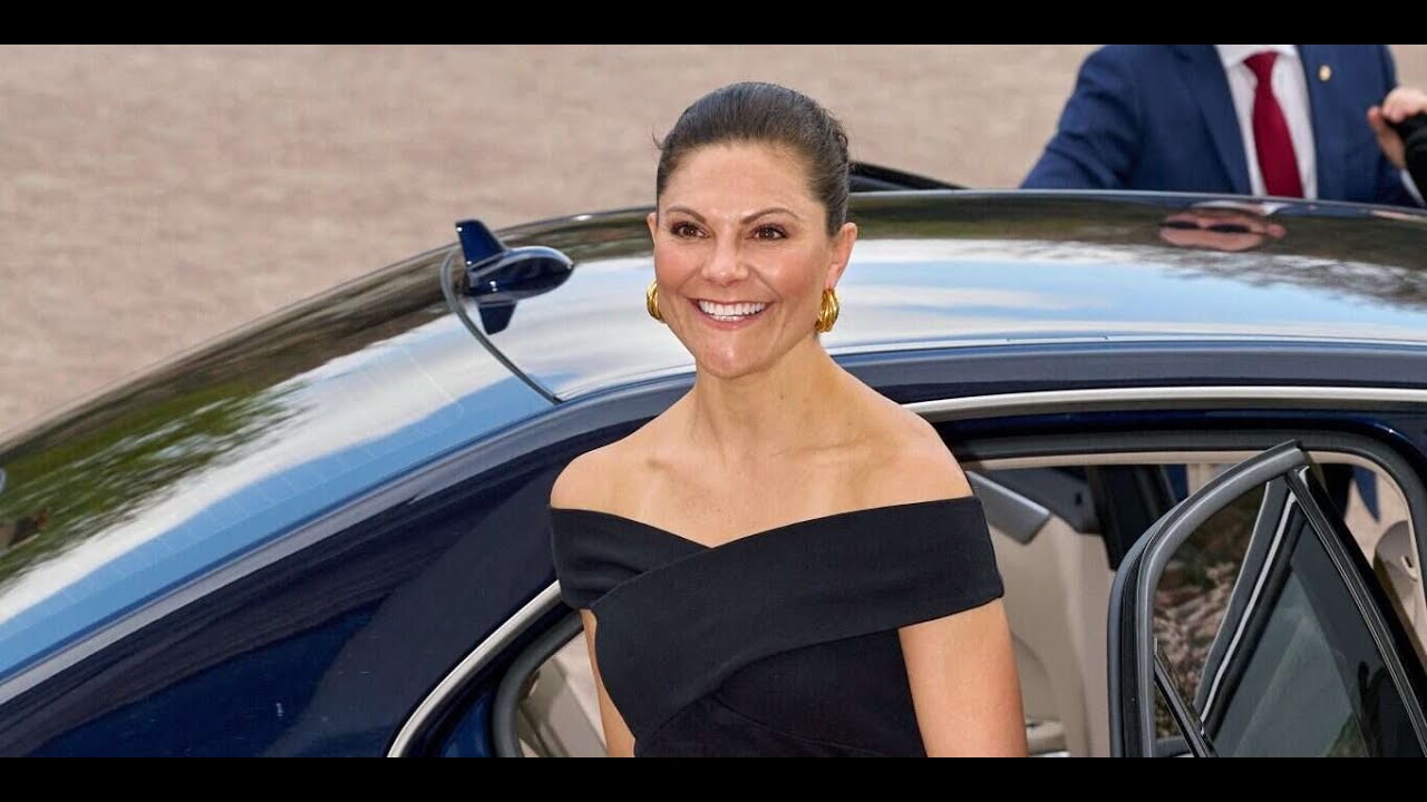 Princess Victoria of Sweden Surprises in OfftheShoulder Dress for