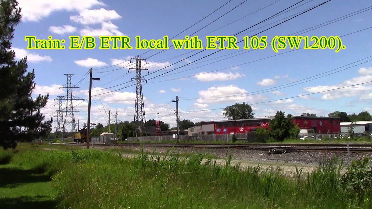 ETR 105 in Windsor, ON.