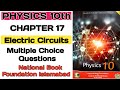 10th Class Physics | Chapter 17 | Electric Circuits | MCQS | NBF New Book FBISE 2025-2026