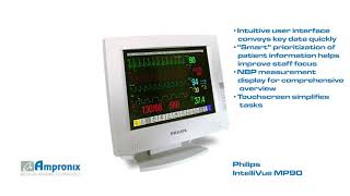 Philips Intellivue Mp90 Display Monitor Screen Sales Service Repair Exchange Replacement