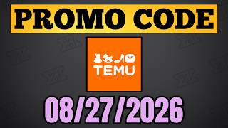 (PROMO CODE) TEMU Coupon Code August 2026 - TEMU Discount Code Promo Code - 08/27/2026 Temu Coupon Code August 2026 Temu Discount Code Promo Code 08 17 2026