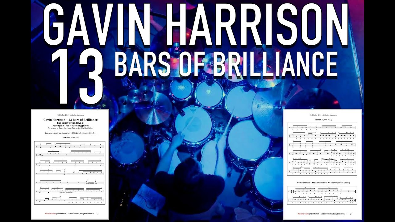 Gavin Harrison - 13 Bars Of Brilliance - The Bukey Breakdown Ep6 - Advanced Drum Lesson