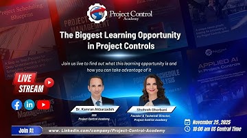 [Livestream] The Biggest Learning Opportunity in Project Controls