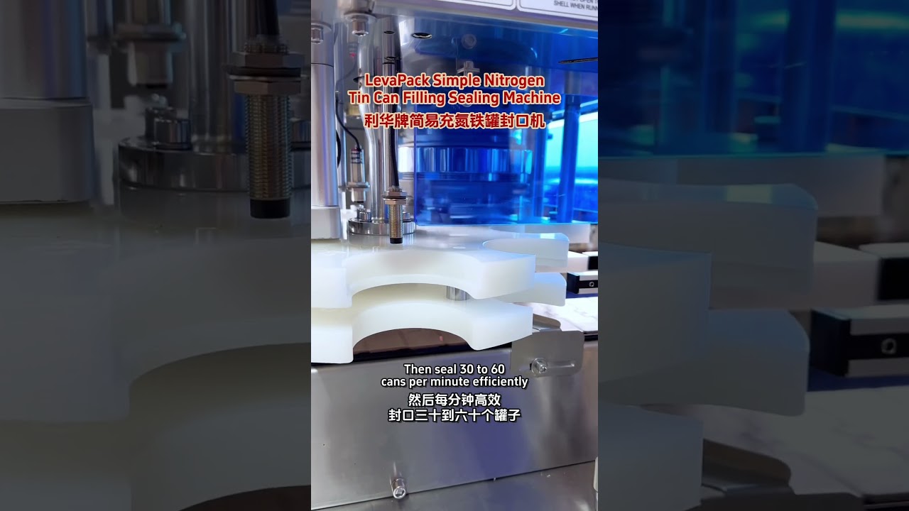 LevaPack Simple Nitrogen Tin Can Filling Sealing Machine