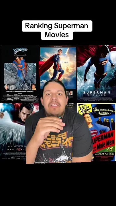 Superman Movie Ranking #shorts