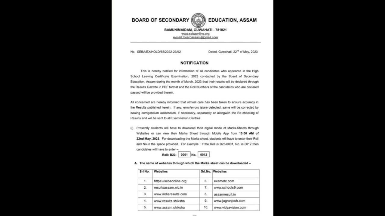 Matric results will be announced today//22 May 2023 YouTube