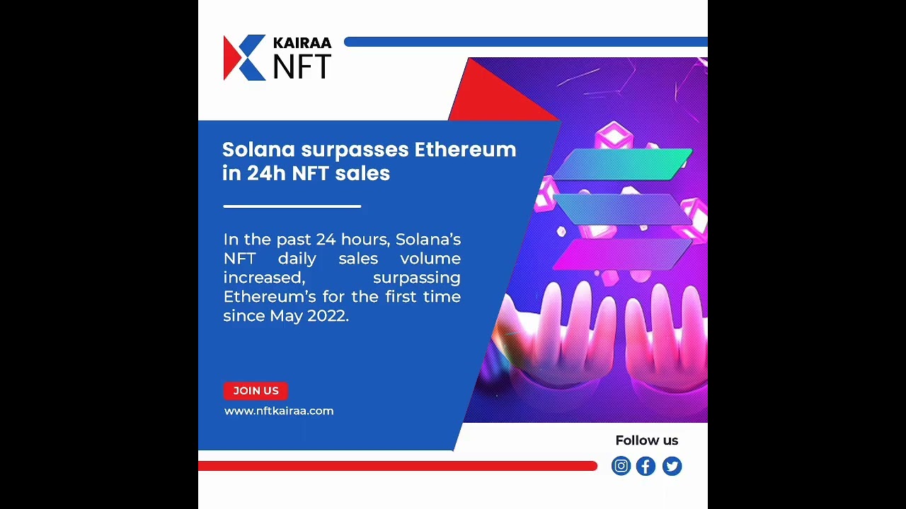 Solana Surpasses NFT Sales 