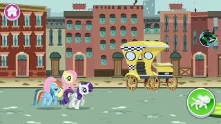 Rainbow Dash, Rarity and Fluttershy walk around