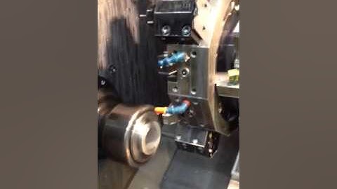 CNC lathe turning 3" 6061 Video Part 3 - Manual Z Face measure -0.020