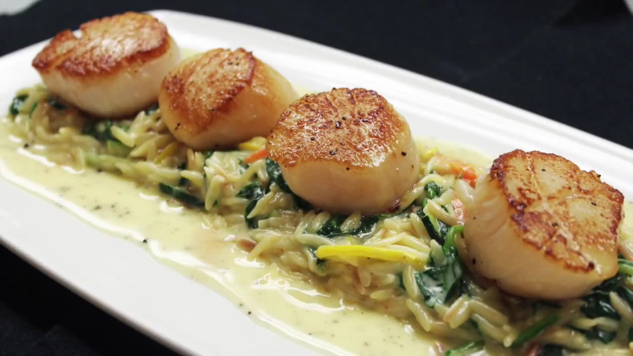 How To Perfectly Sear Scallops - YouTube