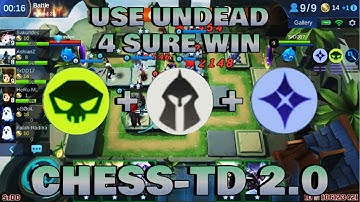 UNDEAD, ERUDITIO & CELESTIAL BUILD - CHESS TD 2.0 GAMEPLAY | Mobile Legends Bang Bang