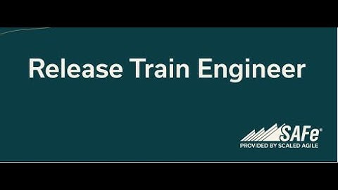 SAFe® Release Train Engineer Certification Course