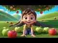Apple Counting Song – How Many Fell From the Tree? | Fun Counting Rhyme for Kids | Learn Numbers