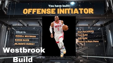 OFFENSE INITIATOR rare build - NBA2K20 funny moments