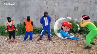 Drama Badut Lucu Boboiboy & Ondel-Ondel - Game Tebak Kepala Boboiboy |Eps.103