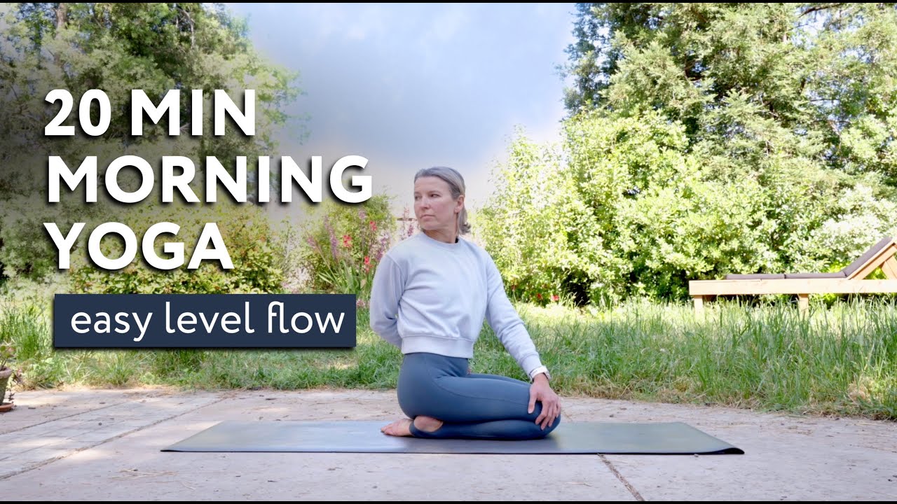20 MIN MORNING YOGA FLOW II Feel Calm and Strong - YouTube
