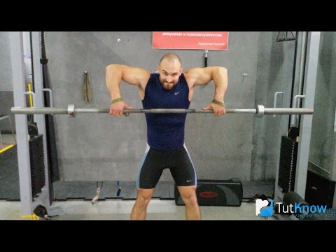 Тяга штанги к подбородку: техника выполнения и советы
