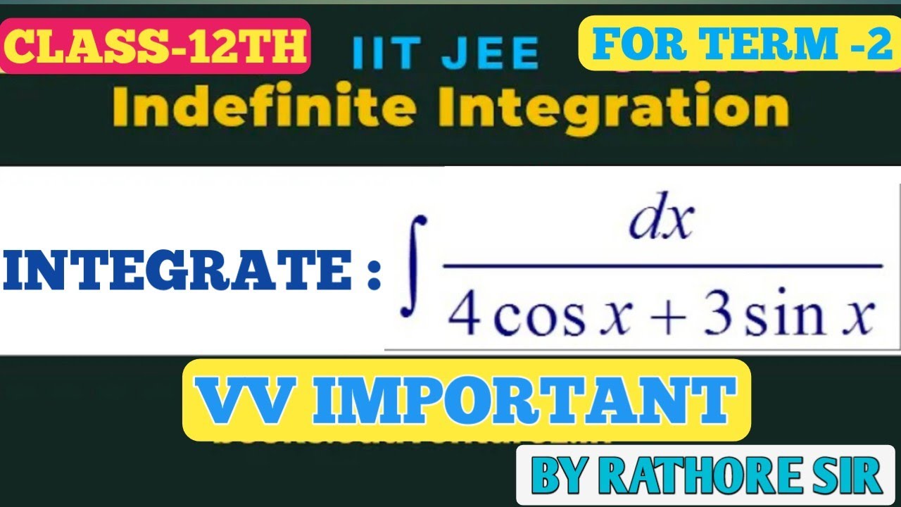Integration Of 1 3sinx 4cosx 1 4Cosx 3Sinx dx Important Questions integration-of-1-3sinx-4cosx-1-4cosx-3sinx-dx-important-questions
