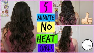 Hey everyone, after a very long wait, here's another no heat curl
video! yes guys, it takes 3 minutes at night and 2 in the morning to
do this. it's ...