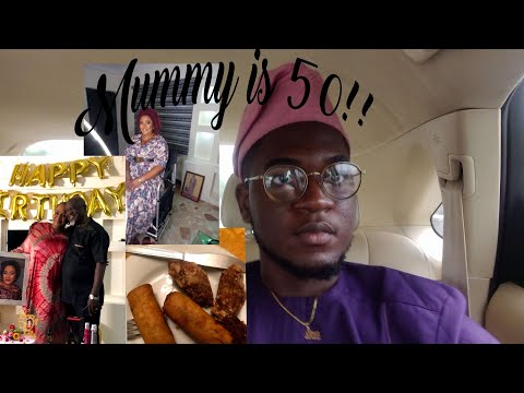 MY MUM'S GOLDEN JUBILEE || MY FIRST VLOG || SURPRISE PARTY  || FAIIVOR