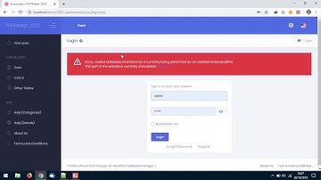 Masino Extensions for PHPMaker 2020 - Maintenance Mode