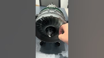 TECHING Mechanical Dual-Spool Turbofan Engine Model Kit Final Vision
