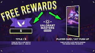 How to Get the Free VCT Rewards from 2024 Valorant Masters