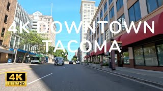 4K Drive in Downtown Tacoma | Washington, USA