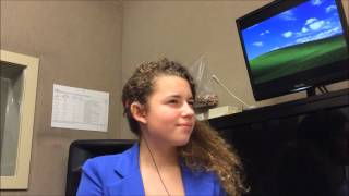 Danielle Cooper's switchon of her cochlear implants  video 2