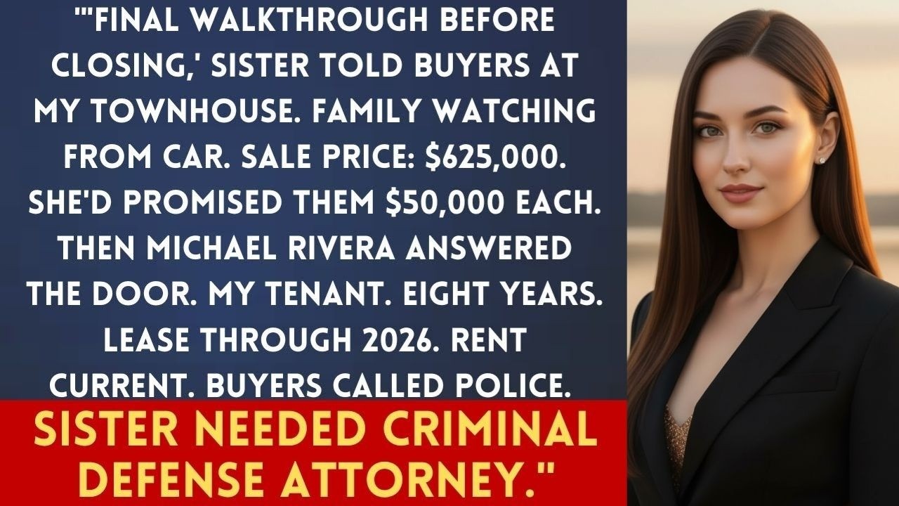 Сестра провела «финальный осмотр» моего таунхауса — и тут мне на дверь открыла дверь квартирантка...