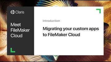 Migrating to FileMaker Cloud
