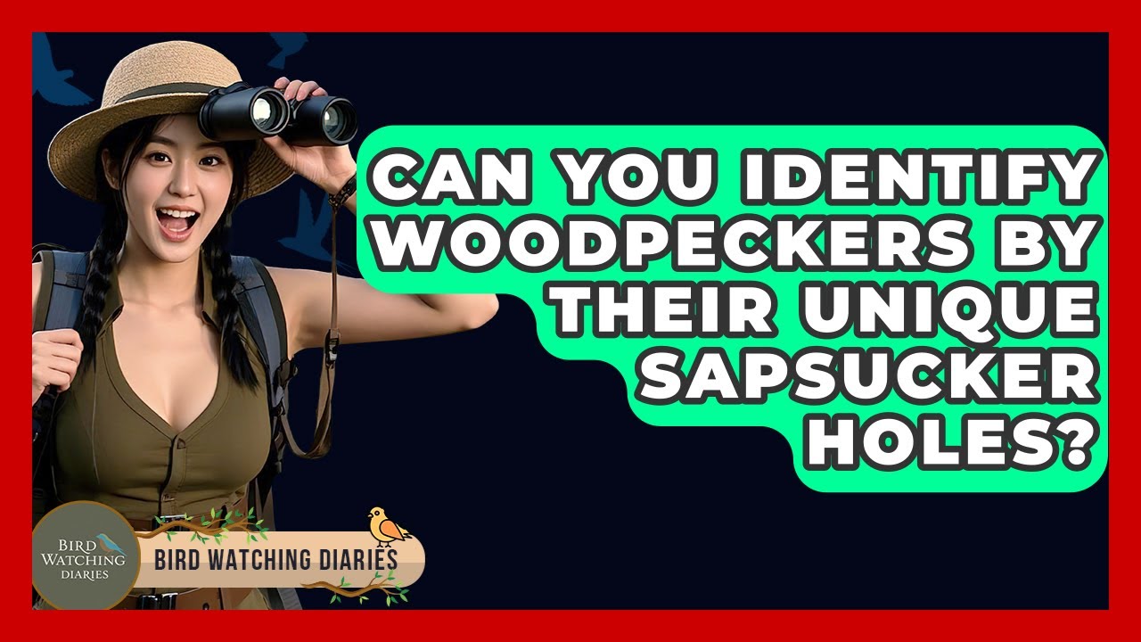 Can You Identify Woodpeckers By Their Unique Sapsucker Holes? - Bird Watching Diaries