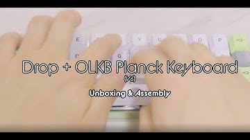 Drop + OLKB Planck Keyboard (V6) Unboxing & Assembly