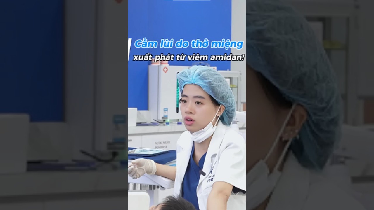 Cằm lùi vì thở miệng, gây ra bởi viêm amidan! 