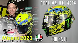 AGV Corsa R VR46 Misano 2021 | Replica Helmets