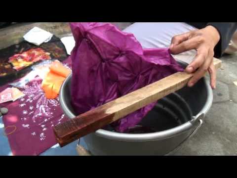 Membatik Jumputan Sederhana - YouTube