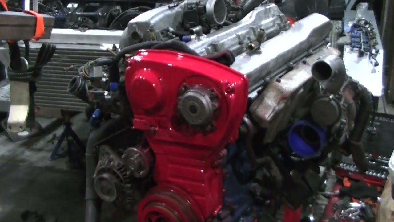 RB25DETエンジンブロー 載せ替え R32スカイライン 完成編 - YouTube