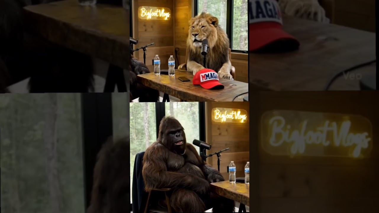 SIMBA doing Podcast from parellel world| Funny | Ai