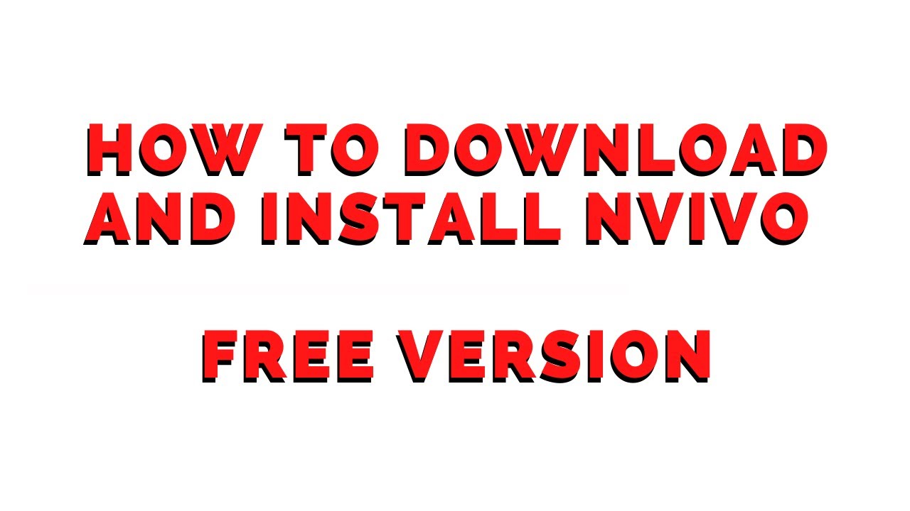 nvivo software free download