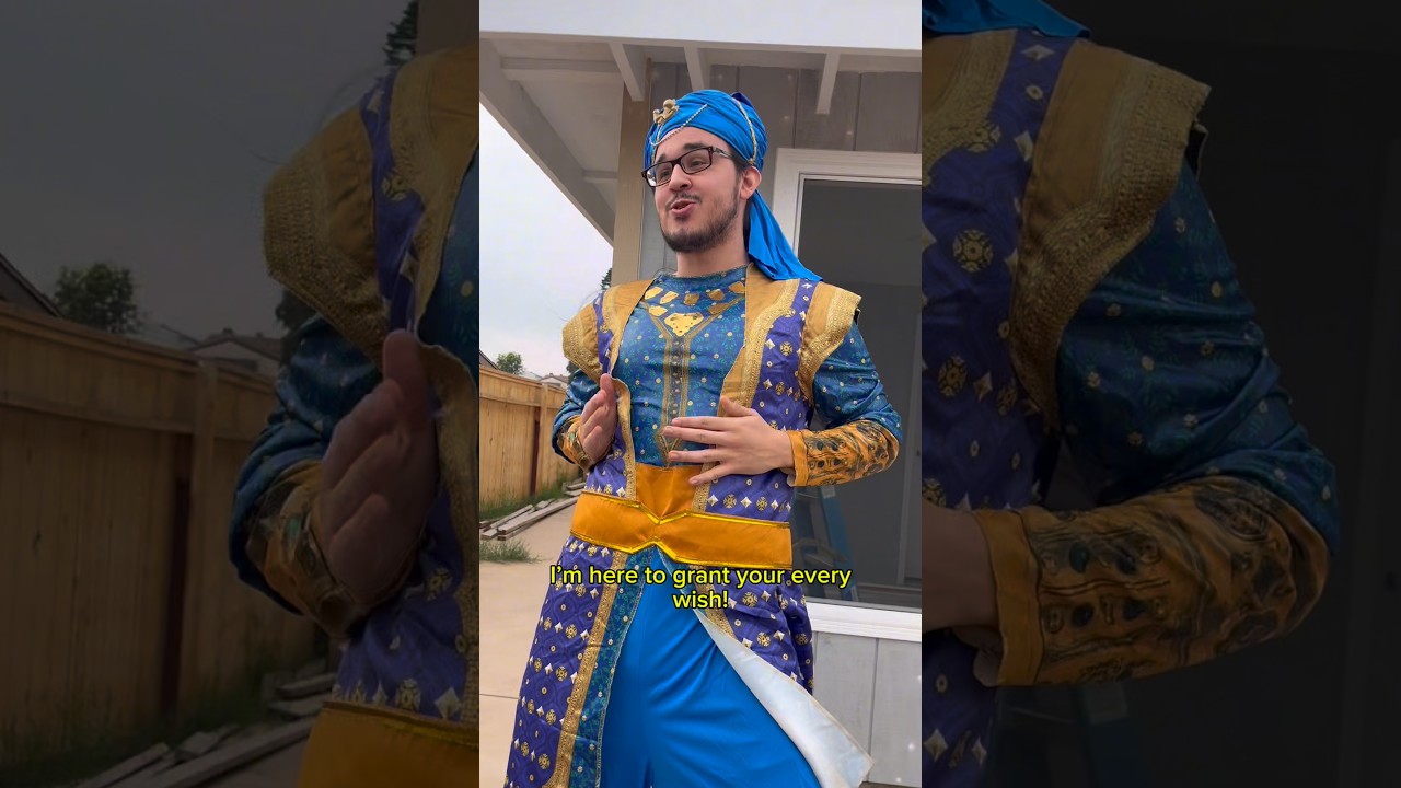 I couldn’t think of a single wish 🤷‍♂️ (with 