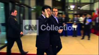 BELGIUM: G7 - JAPAN PM ABE ARRIVAL