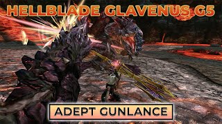 TRY ADEPT GUNLANCE ON HELLBLADE GLAVENUS | MHGU Hellblade Glavenus G5 Adept Gunlance 11 minutes