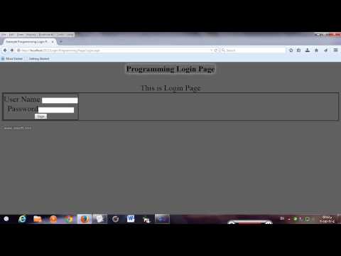 Example Programming Login Page