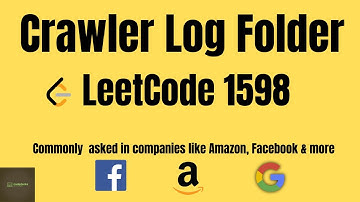 Crawler log folder | crawler log folder leetcode | leetcode 1598