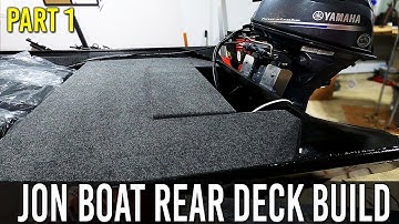 BOAT CASTING DECK BUILD (PART 1) - 1648 Jon Boat To Bass Boat Conversion