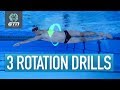 3 Swimming Drills To Improve Rotation | Front Crawl Breathing & Technique Swim Drills